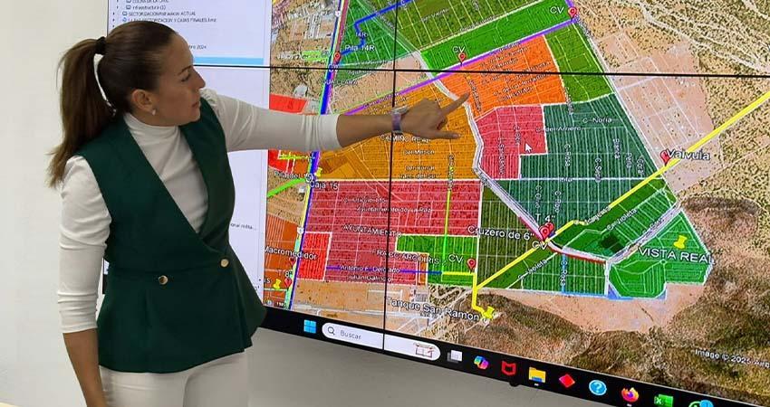 Trabajamos en equipo por más agua para La Paz: Milena Quiroga