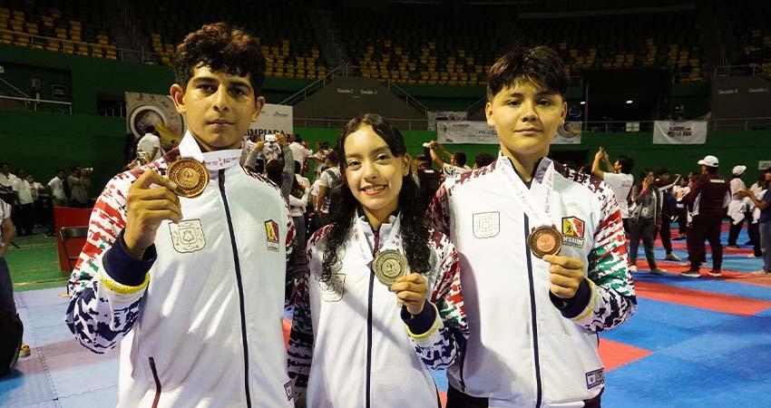 Karate Sudcaliforniano da cinco medallas a la entidad