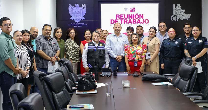 Se suma Ayuntamiento de La Paz al Censo Nacional de Gobiernos Municipales y Demarcaciones Terri-toriales