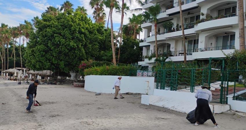 Recolectan más de 6 toneladas de residuos en playas de La Paz