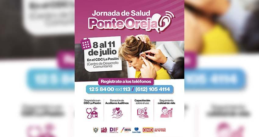 Invitan DIF Municipal y Fundación OXXO a jornada gratuita de salud auditiva