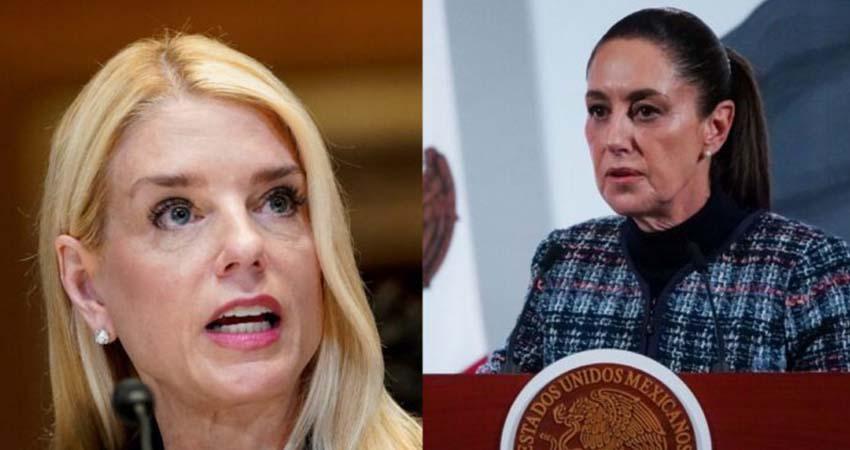 Sheinbaum dice 'no tiene sustento' que EU vea a México como 'adversario extranjero'