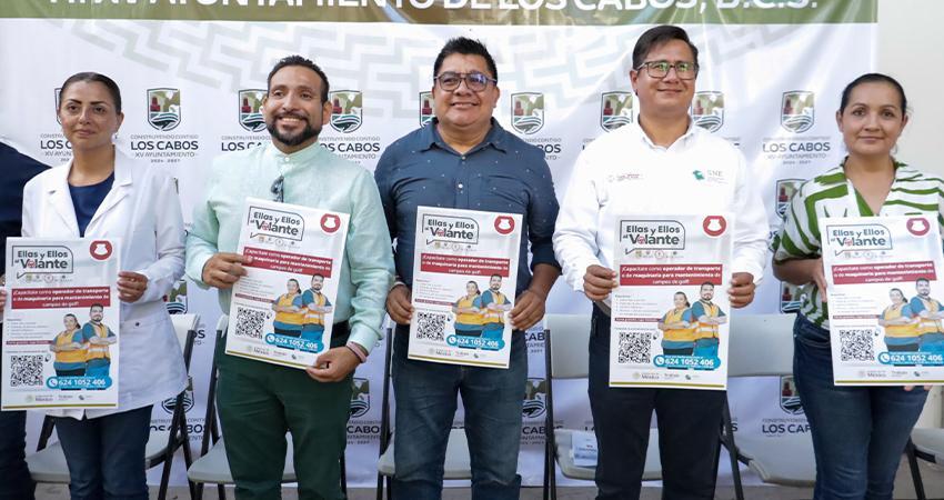 Lanza Servicio Nacional de Empleo “Ellas y ellos al Volante”, edición Cabo San Lucas