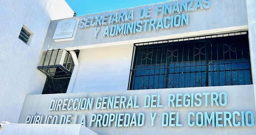 Impulsan la modernización de los registros públicos de la propiedad y del comercio en BCS