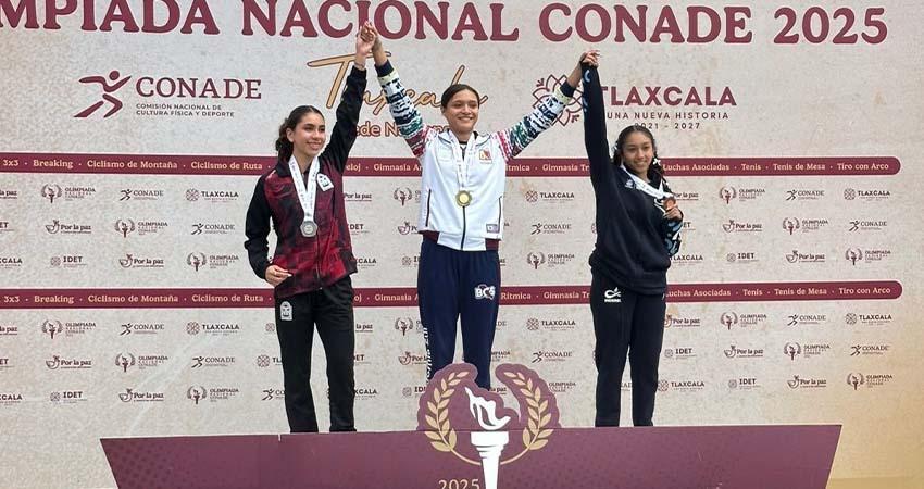 Atletismo Sudcaliforniano gana dos medallas de oros en la Olimpiada Nacional 2025