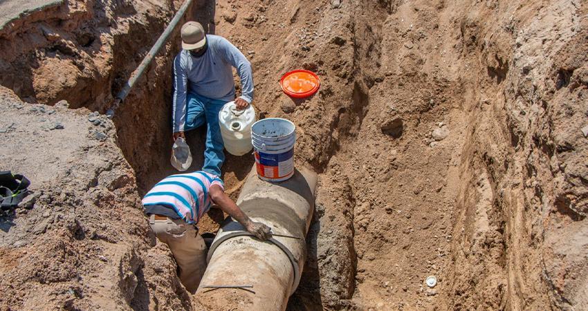 OOMSAPAS La Paz realizó reparaciones en Acueducto No. 2