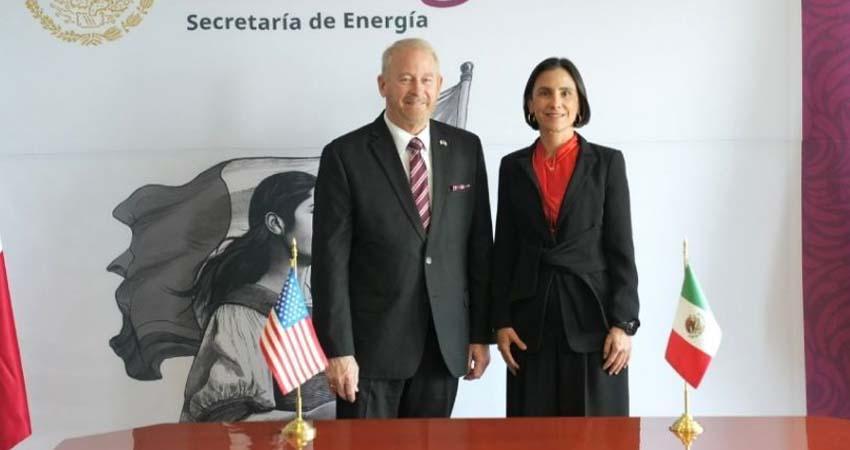 Sostiene titular de Sener encuentro con embajador de EU para fortalecer cooperación energética