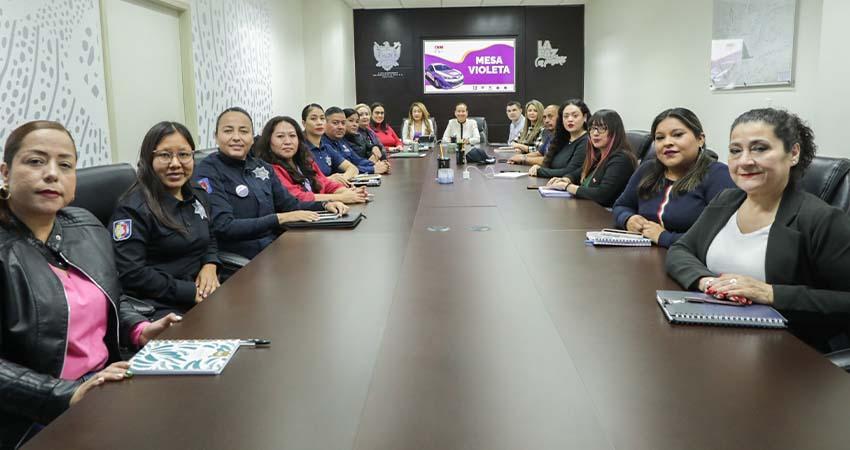Refuerza Mesa Violeta atención integral a víctimas de violencia en La Paz