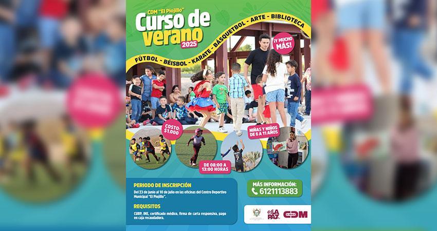 Ofrece el Ayuntamiento de La Paz cursos de verano deportivos y culturales