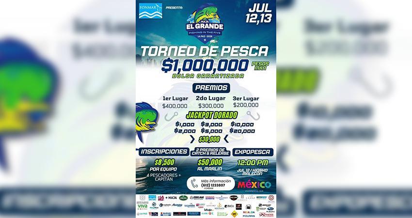Torneo de pesca “Maja El Grande” proyecta una derrama económica superior a 6 mdp