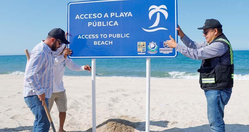 Supervisan playas de Los Cabos para garantizar condiciones de acceso y seguridad
