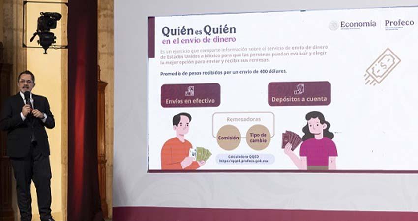 Profeco presenta las mejores opciones de envío y pago de remesas