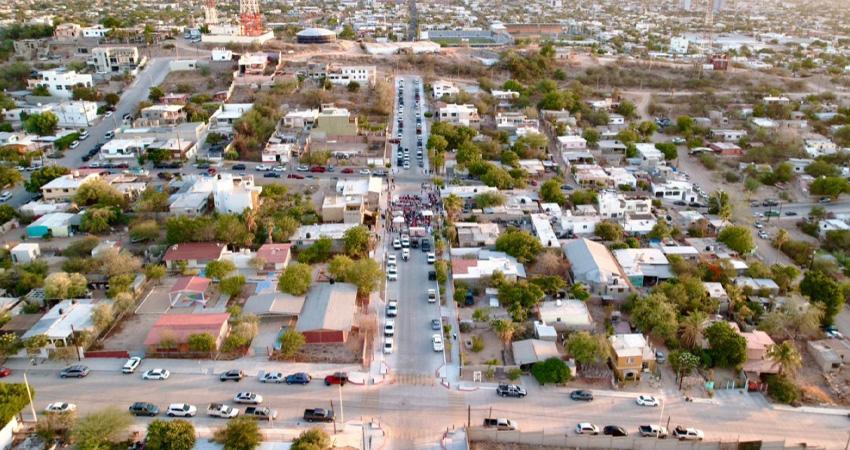 Entrega Gobernador una obra más de pavimentación en La Paz
