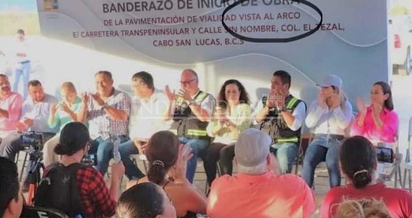 Calle Vista al Arco sigue sin pavimentarse; obra quedó pendiente desde administración de Oscar Leggs