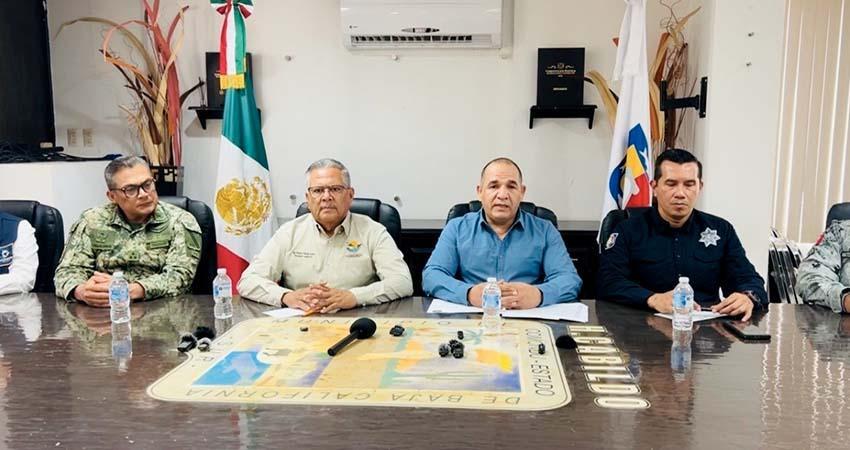 Sesiona Mesa de Seguridad en Comondú; fuerzas de seguridad avanzan en resultados