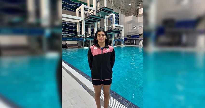 La sudcaliforniana Mía Quintero fortalece su preparación para el mundial de natación artística en Gre-cia