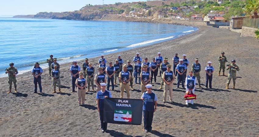 Continua MARINA con la campaña “Limpieza de Playas y Costas” en Santa Rosalía
