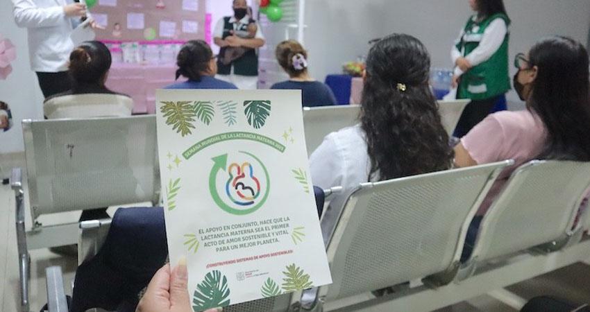 Desarrollan jornadas informativas para promover lactancia materna en BCS