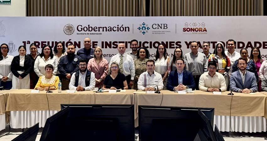 Reforzarán estados del noroeste coordinación y acciones en materia de búsqueda de personas