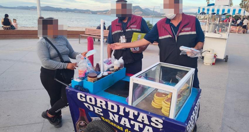 Suspenden temporalmente la venta de alimentos en vía pública este lunes 1 de septiembre