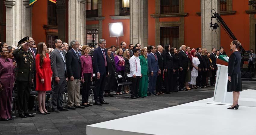 Acude el gobernador Castro Cosío al Primer Informe de Gobierno de la presidenta Sheinbaum Pardo