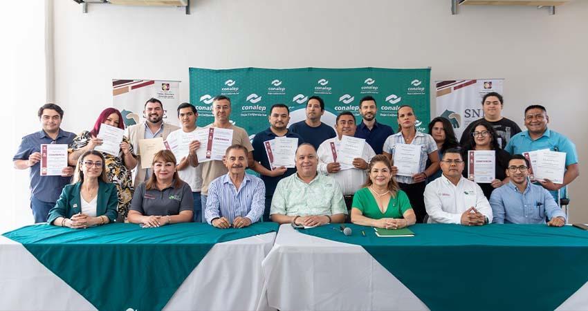 Impulsan SNE y CONALEP capacitación profesional para el trabajo