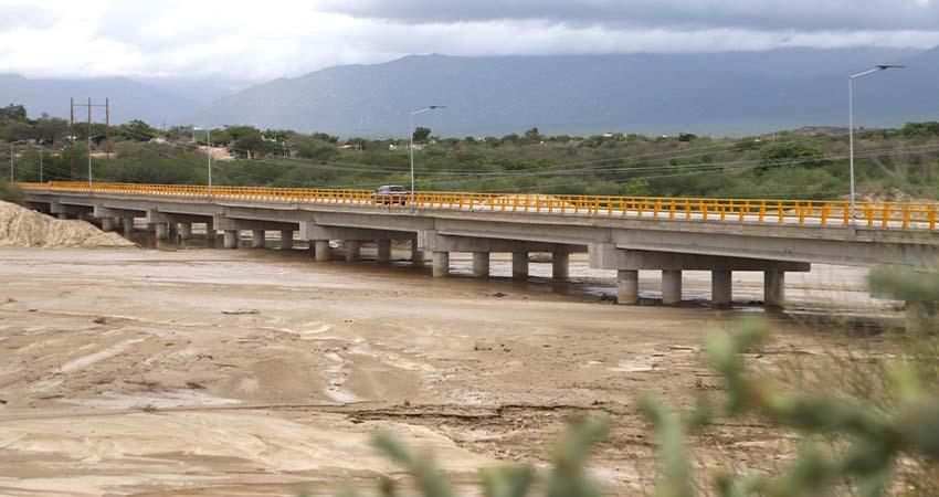 Puente Santa Cruz en La Ribera opera con normalidad tras el paso del huracán Lorena