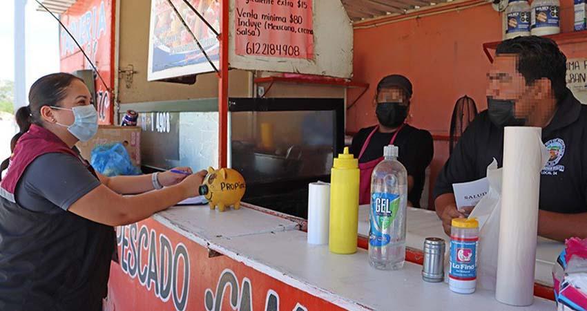 Suspende SSA BCS de manera temporal la venta de alimentos en vía pública