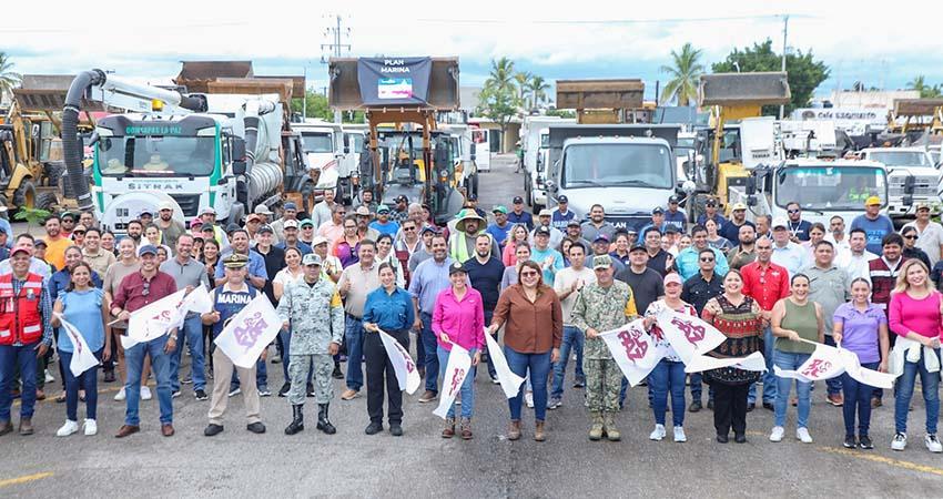 Tras el paso de “Lorena”, arranca el programa de limpieza y bacheo “Reconstruyendo La Paz”