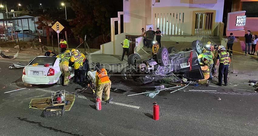 Accidente en Transpeninsular cobra dos vidas; Bomberos llaman a la reflexión por educación vial