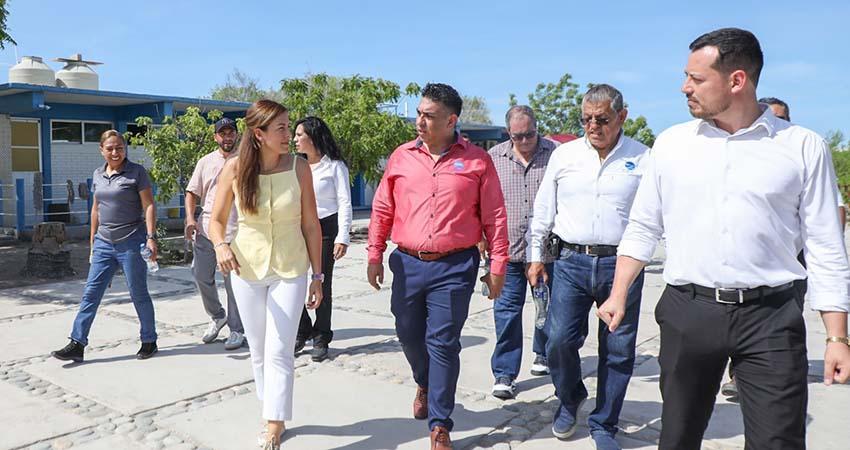 Visita Milena Quiroga instalaciones del CETMAR La Paz
