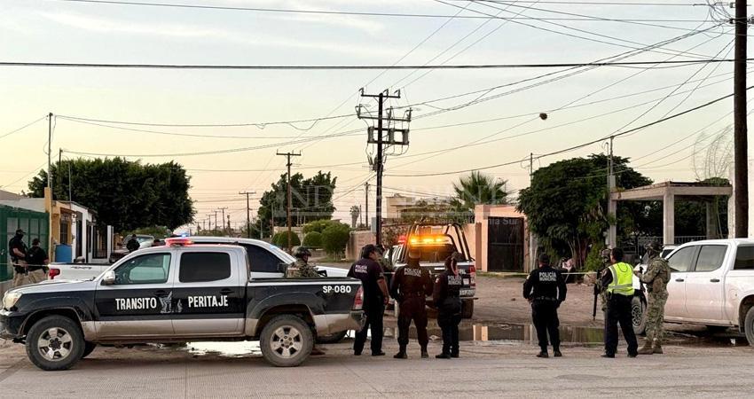 Confirman dos personas lesionadas por proyectil de arma de fuego en Ciudad Constitución