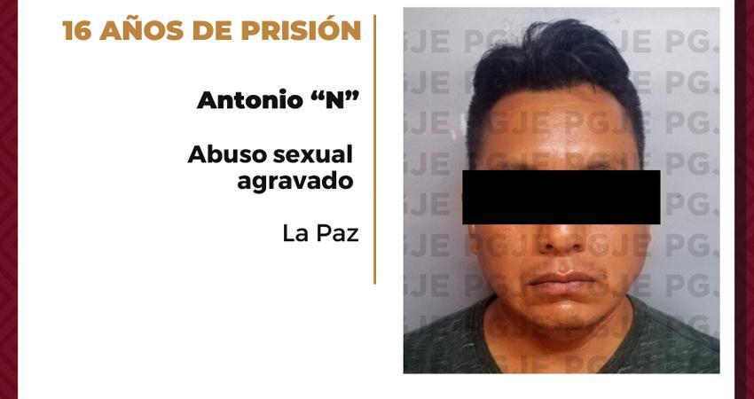 Violó a una niña y un niño en 4 ocasiones; le dan 16 años de prisión