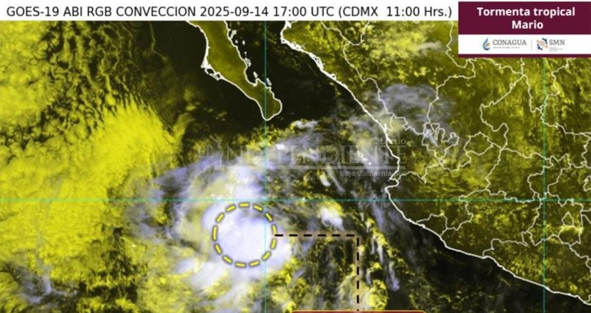 ‘Mario’ vuelve a ser tormenta tropical en el Pacífico mexicano