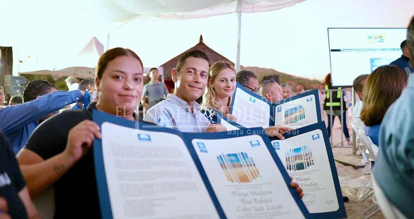Renueva Los Cabos sus banderas Blue Flag; se suman 3 playas a esta certificación