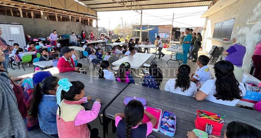 80 niños y niñas de Caribe Bajo reciben apoyo de la asociación “Dar para recibir”