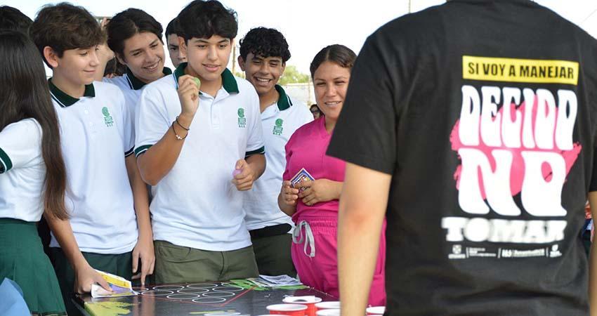 Realizan feria de la legalidad para jóvenes del COBACH en La Paz