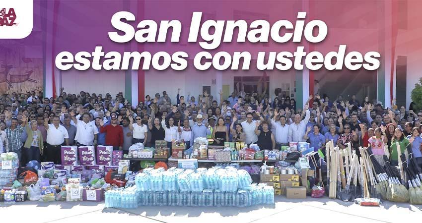 Se suma Ayuntamiento de La Paz a colecta de apoyo para San Ignacio