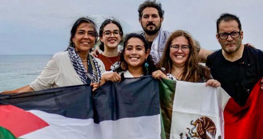 Mexicanos interceptados en flotilla hacia Gaza serán llevados a centro de detención israelí: SER