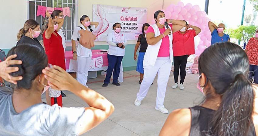Impulsa la Secretaría de Salud autoexploración de mamas entre mujeres sudcalifornianas