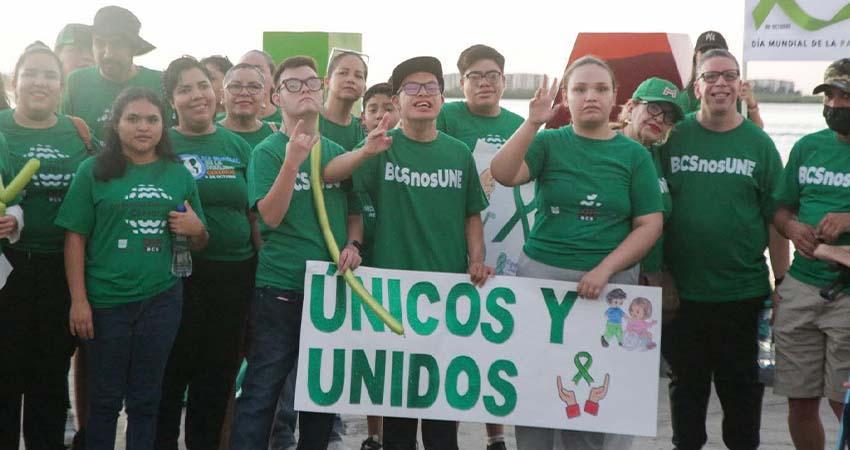 Participan más de 2 mil 500 personas en la V Gran Marcha por la Inclusión en BCS