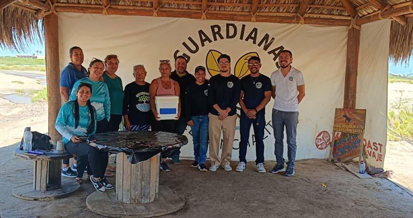 Entrega UABCS semillas de ostión a la Asociación Civil “Guardianas de El Conchalito”