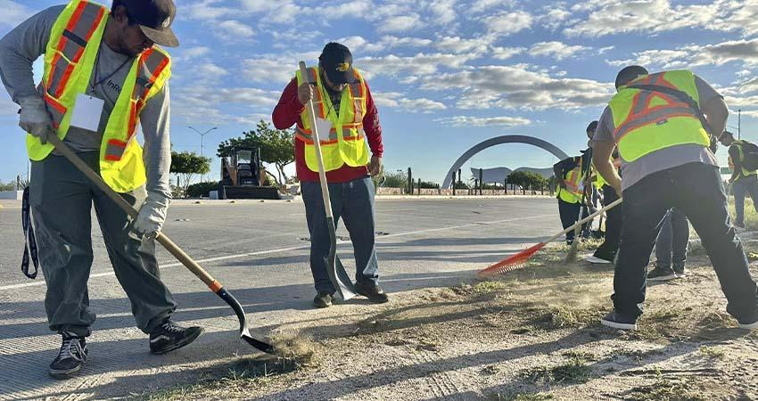 Con 100 elementos, arranca el Programa de Empleo Temporal en La Paz