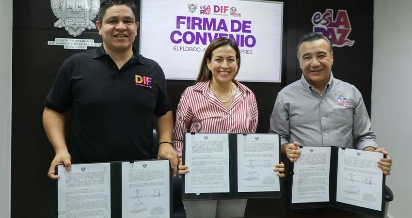 Firma Milena Quiroga convenio de redondeo para construir nueva biblioteca infantil “Abra Palabra”