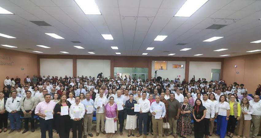 Gobernador Castro Cosío firma un acuerdo que facilita el acceso a la educación superior a estudiantes del CECyTE