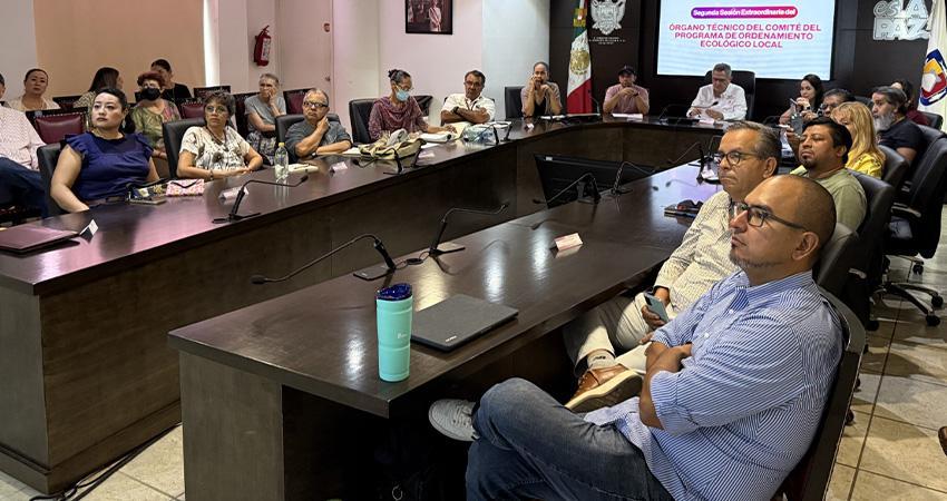 Avanza Ayuntamiento de La Paz en el Programa de Ordenamiento Ecológico Local