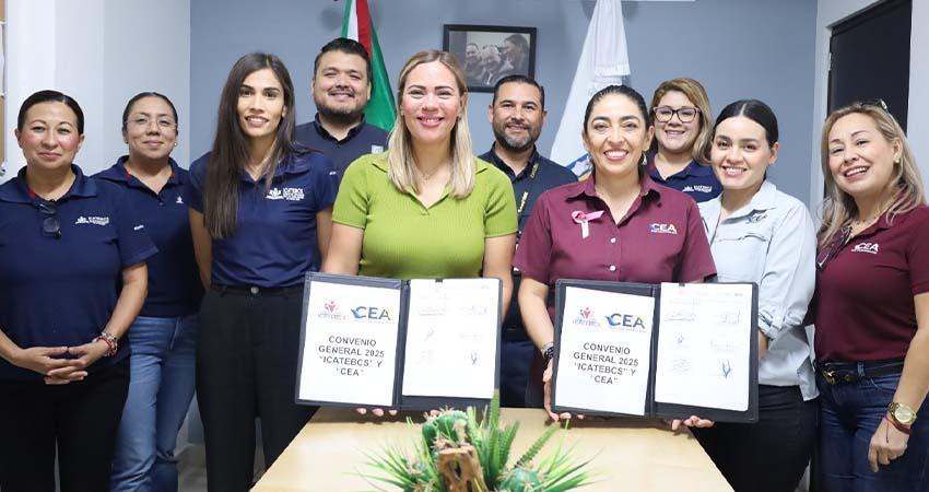 Promueve ICATEBCS y CEA la capacitación y profesionalización del sector hídrico