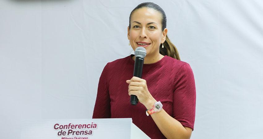 Anuncia Milena Quiroga, saldo blanco en el operativo Buen Fin