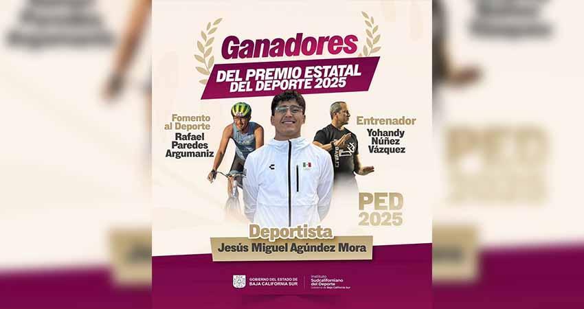 Este 20 de noviembre se entrega el Premio Estatal del Deporte