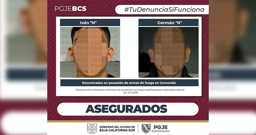 Fueron aseguradas dos personas con armas largas y vehículos; se investiga su relación con hechos ocurridos en Loreto